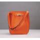 high quality ladies calfskin bucket bag orange designer handbags women luxury shoulder bags famous brand handbags