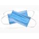 3 Ply Disposable Earloop Face Mask Non Woven Anti Virus Anti Dust Blue