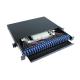 Drawer Type Fiber Optic Termination Panel Box 48 Core 1U Sliding