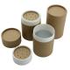 Eco Friendly Cardboard Tube Box Container Salt Shaker / Spice Tube With Paper Sifter