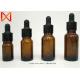 Screw Dropper Cap Essential Oil Vials , Glass Containers For Essential Oils Perfume Distribution