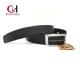 Black Businessman 38mm Leather Belt , Antiwear Men's Genuine Leather Dress Belts