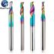 Single Flute Tungsten Carbide Metal DLC Coating Roughing End Mill