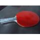 6mm Linden Plywood Table Tennis Rackets 1.8mm Sponge With Clear Reverse Rubber