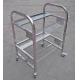 Portable Two Layer JUKI Feeder Carts 304 Stainless Steel Four Metal Flexible Castor