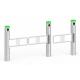 Offices DC Brushless Swing Turnstiles Gate 900mm Width Coin Swallowing Wing Barrier Brand