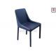Upholstered Tanned Leather Saddle Leather Chair Hotel Usage With Mini Armrest