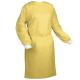 Yellow Protective PP Isolation Gown High Structure Strength Ultra Low Linting