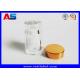 Recycle Pharmacy Prescription Clear Pill Bottles / Tablet Plastic Pots To Install 100 Tablets