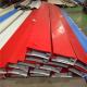 red color steel roof sheet 4000-0.426mm edge capping  for warehouse roof