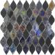 Lozenge iredicent water waving glass mosaic tile for walls and floors