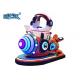 Supermarket Space Rockets Kids Bumper Car Hardware And Plastic Material