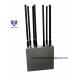 50W 5 Bands Mobile Phone Signal Jammer High Power GSM 3G 4G Range 100 Meters