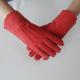 Dyed Double Face Women Sheepskin Shearling Gloves
