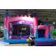 Children Inflatable Jumping Castle High Strength With Double Down Slides