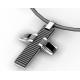 Tagor Jewelry Top Quality Trendy Classic 316L Stainless Steel Necklace Pendant ADP39