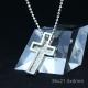Fashion Top Trendy Stainless Steel Cross Necklace Pendant LPC215