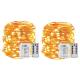 Fairy Lights Battery Operated 10M 100LED String Lights Remote Control Timer Twinkle String 8 Modes 16.4 Feet Firefly Xma