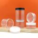 Custom Logo Plastic Jar Containers Aluminum Foil Sealing Various Capacities Pressure Sensitive Lid