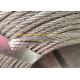 Round Cross Sectional 7X19 3.18mm Electro Galvanized Steel Wire Rope