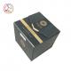 Flip Shape Gold Foiled Craft Paper Gift Box For Jewelry Packaging
