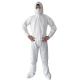 Nonwoven 22gsm Type 5 Hooded Disposable Work Coveralls