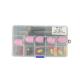 Pink UPPERWELD 27PCS TIG Welding Torch Accessories 53N Series Ceramic Nozzle TIG Spare Parts Include Gas Lens