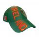 Bill3-D Adjustable Embroidered Baseball Hat Cap Mexico Country Letters Emblem Green with Red