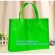 Green Color T-Shirt shape non woven bag, Most Selling Products Big Size Non Woven Bag,metallic Bopp non woven bag, water