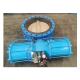 Efficiently-Controlled Butterfly Valves WCB Ductile Cast Iron Pneumatic Flanged Valve