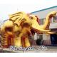 Customized Inflatable Gold Elephant for Outdoor Decoration and Display