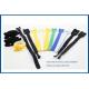 Adjustable double sided Hook Loop Cable Ties , colourful Cable Cord Ties 15*200mm