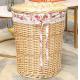 Cheap Storage Rattan Wicker Willow Laundry Basket With Lid Fashion Natural Baskets ECO Friendly Storage Factory Supply