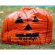 Fancy Gaint Halloween Leaf Trash Bag, Colorful Plastic Leaf Trash Bag For Advertisement, Plastic Die Cut Bags For Hallow