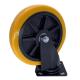 Swivel Plate Castors TPE Tread Casters Wheel For Industry 6 Inch