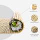 LFGB 100% Bamboo Sushi Making Materials Roller 9.5x9.5 Inch