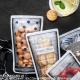 Bio Reusable Sealed Stand-Up Bag Window Zipper Bag Candy Snack Nut Food Packaging Bag
