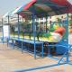 CE ISO Standard Amusement Park Roller Coaster Cute Green Worm Shape