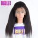 180% Density Human Hair Lace Frontal Wigs 10A Grade Brazilian Kinky Straight Wig