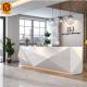 Checkout Rectangle Reception Counter Hotel Furniture Diamond Shaped