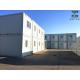 White Prefabricated Container House , Fire Proof Prefab Double Container House