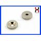 Custom Countersunk Rare Earth Magnets , Strong Countersunk Neodymium Magnets