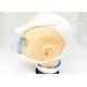 White Color Headgear Chin Strap Lightweight With Custom Logo Long Service Life
