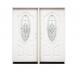 Weatherproof SMC Pvc Bathroom Doors Customized Size Luxurious Appearance