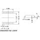 HS12703 10/100Base-T Ethernet Single Port Transformer Surface Mounting