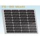 90W Tempered Glass Monocrystalline Solar Panel