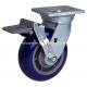 6 430kg Plate Brake TPU Caster Wheel 7626-86 for Heavy Duty Edl Bearing Type Ball Bearing