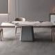 European Style Marble Dining Table Set Luxury 4 6 People Dining Table And Chair