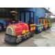 Durable Trackless Kiddie Train Rides 19 Kids LED Lighting Scratch Resistant