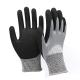 ZM Level 5 Grade Cut Resistant Glove En 388 Grease Resistance Gloves Double Nitrile Glove Coating Oil And Water Proo